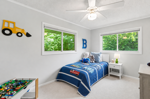 2nd bedroom: Upper-level