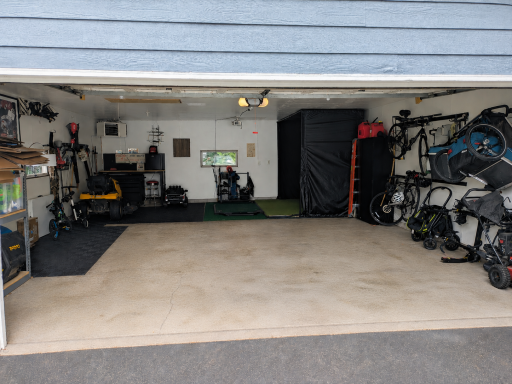 2 car garage deep enough for a golf simulator