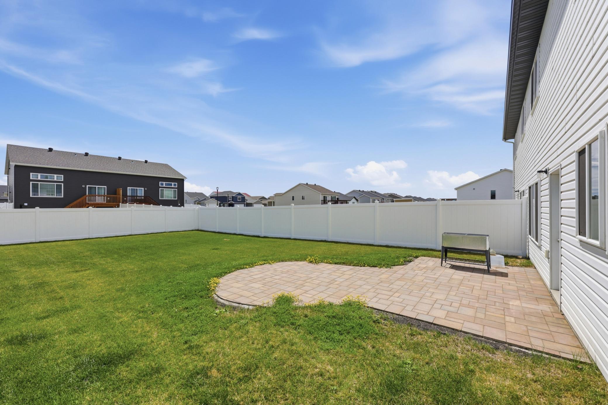 Big Yard is Mostly Fenced!