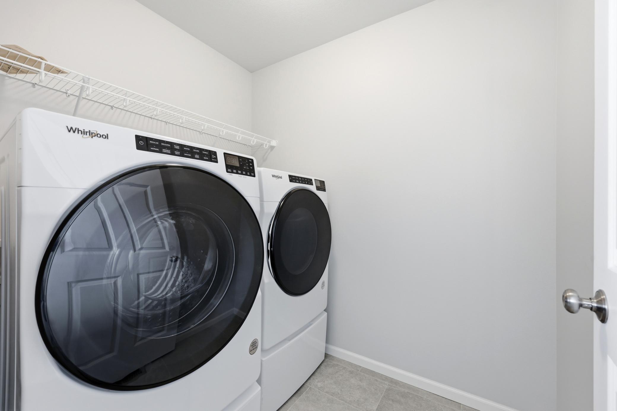 Finished Upstairs Laundry