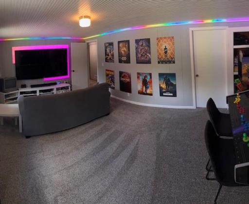 Large lower level bedroom, office, game room, tv room, etc.