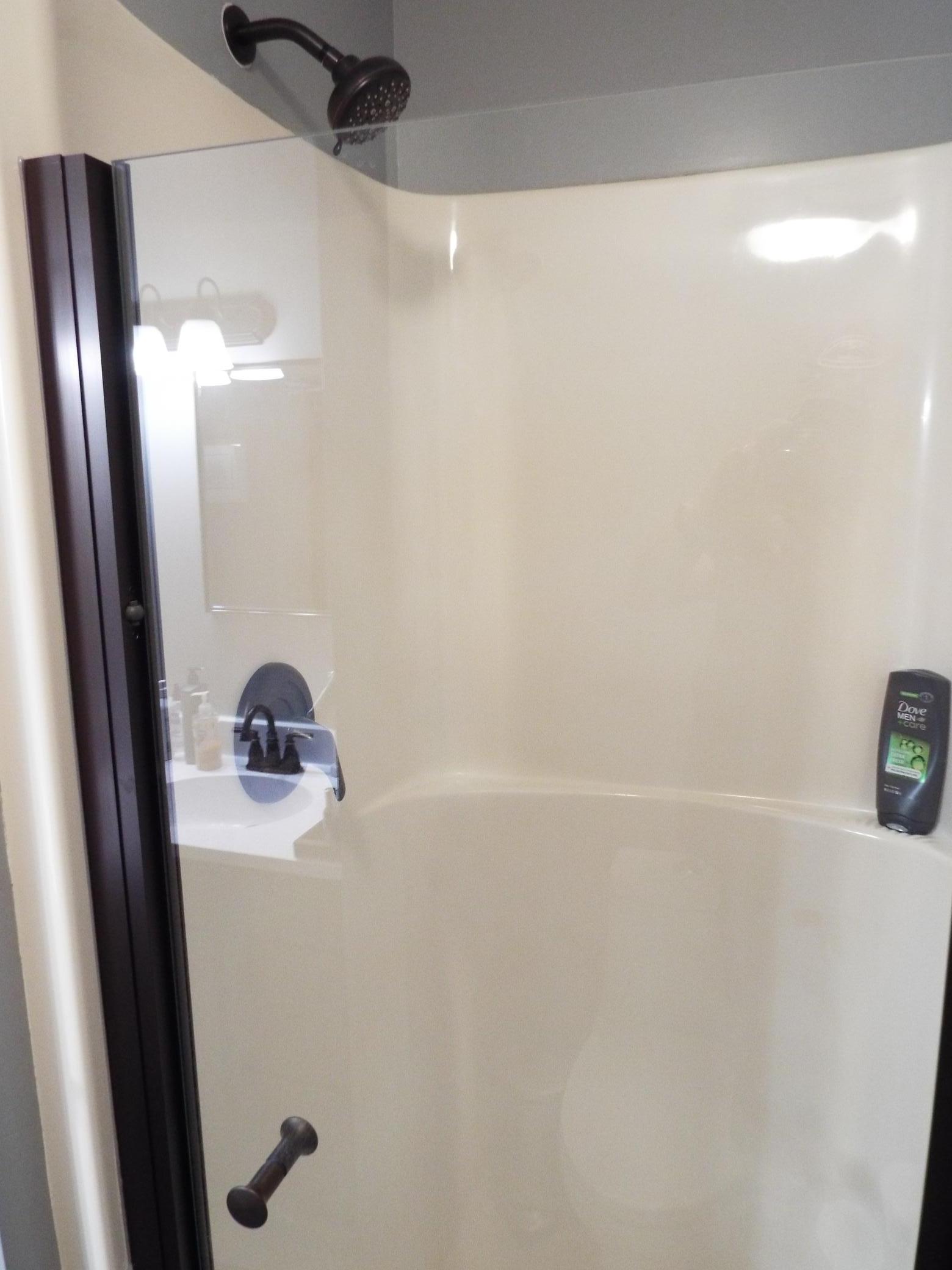 Shower in Primary suite