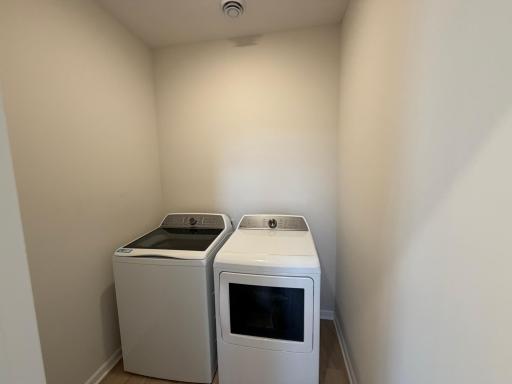 The included washer and tucked in adjacent to the pantry make cooking and washing a breeze.