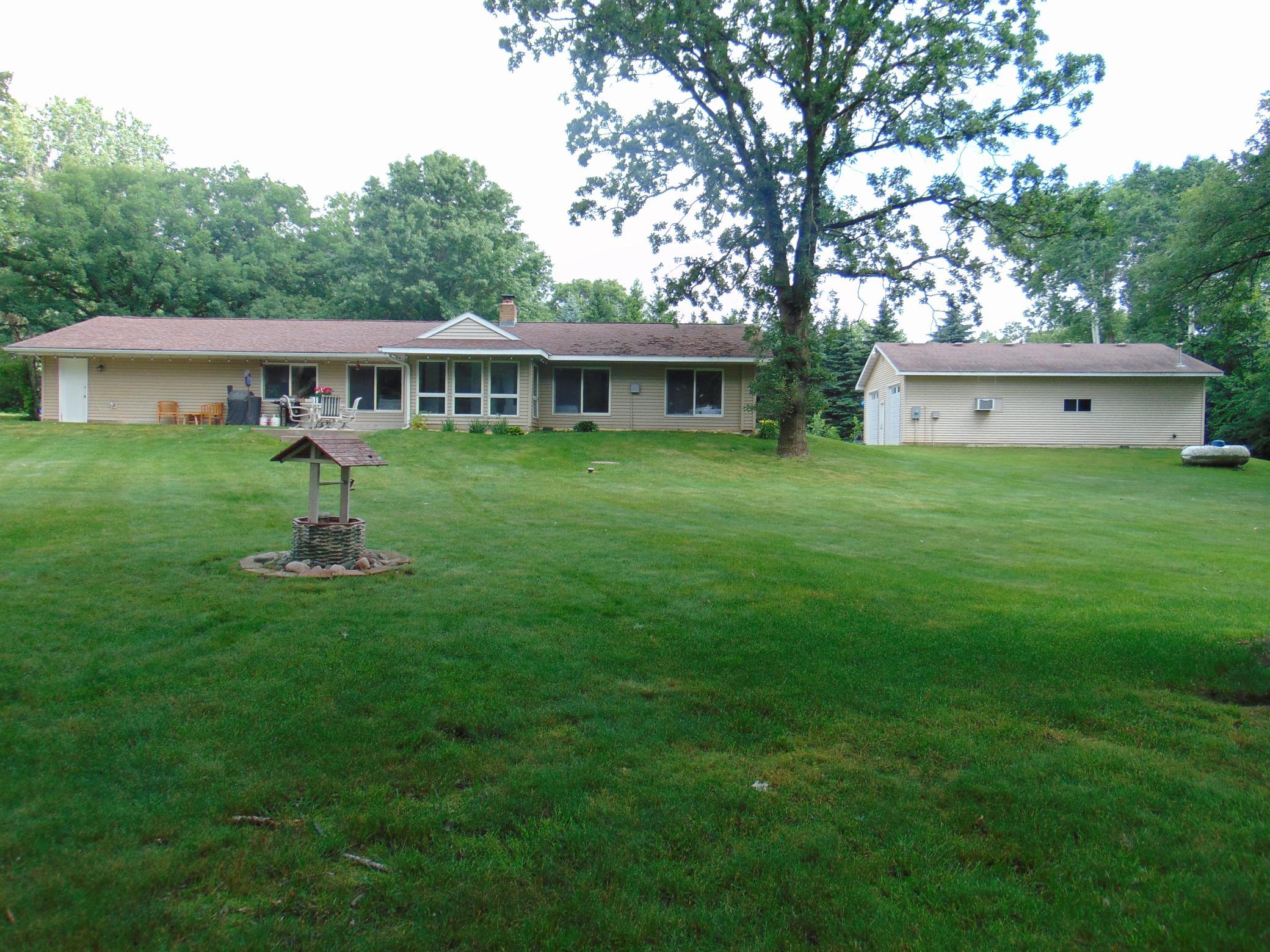 Location of detached garage/shop.