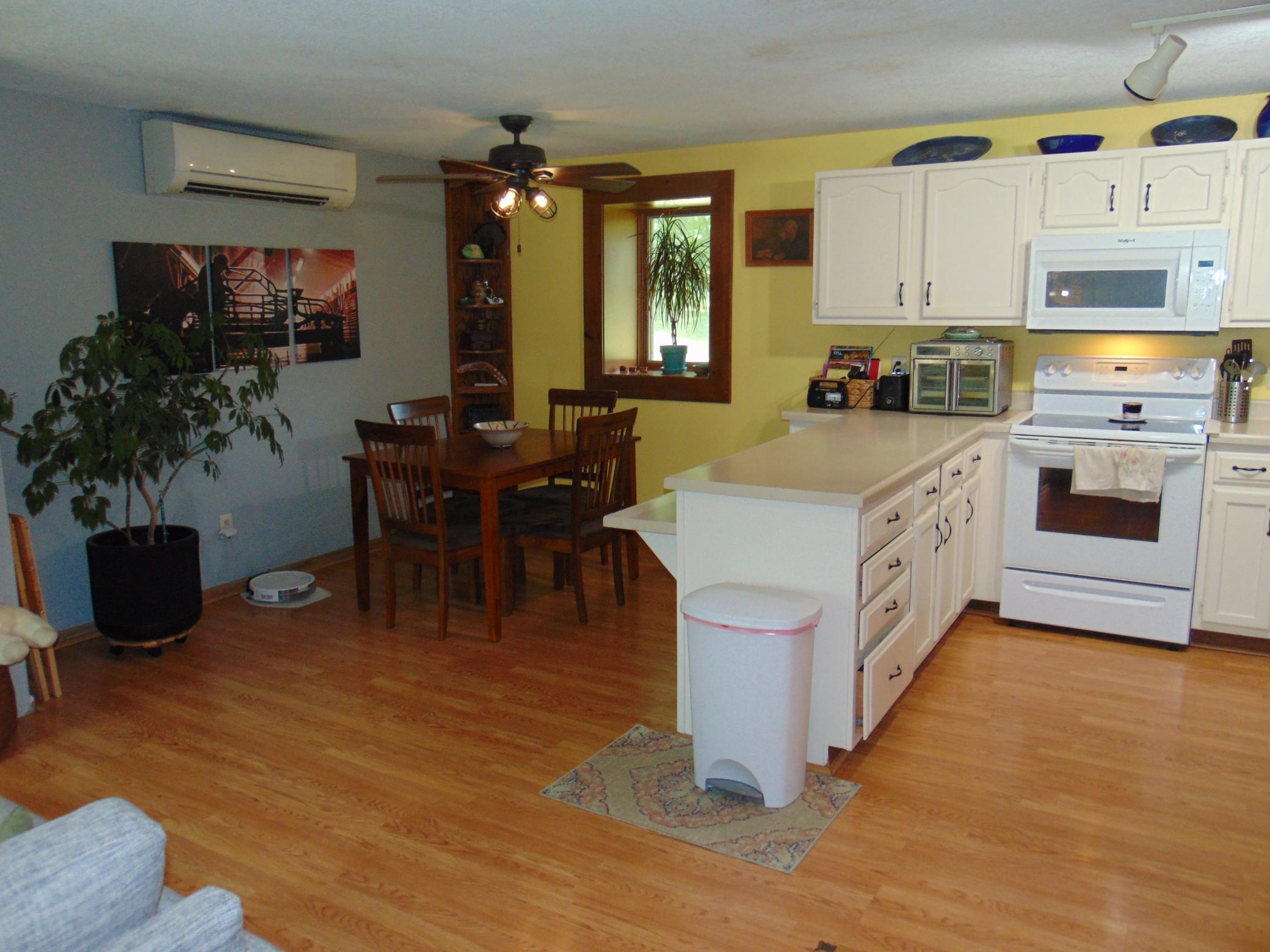 Informal dining area.