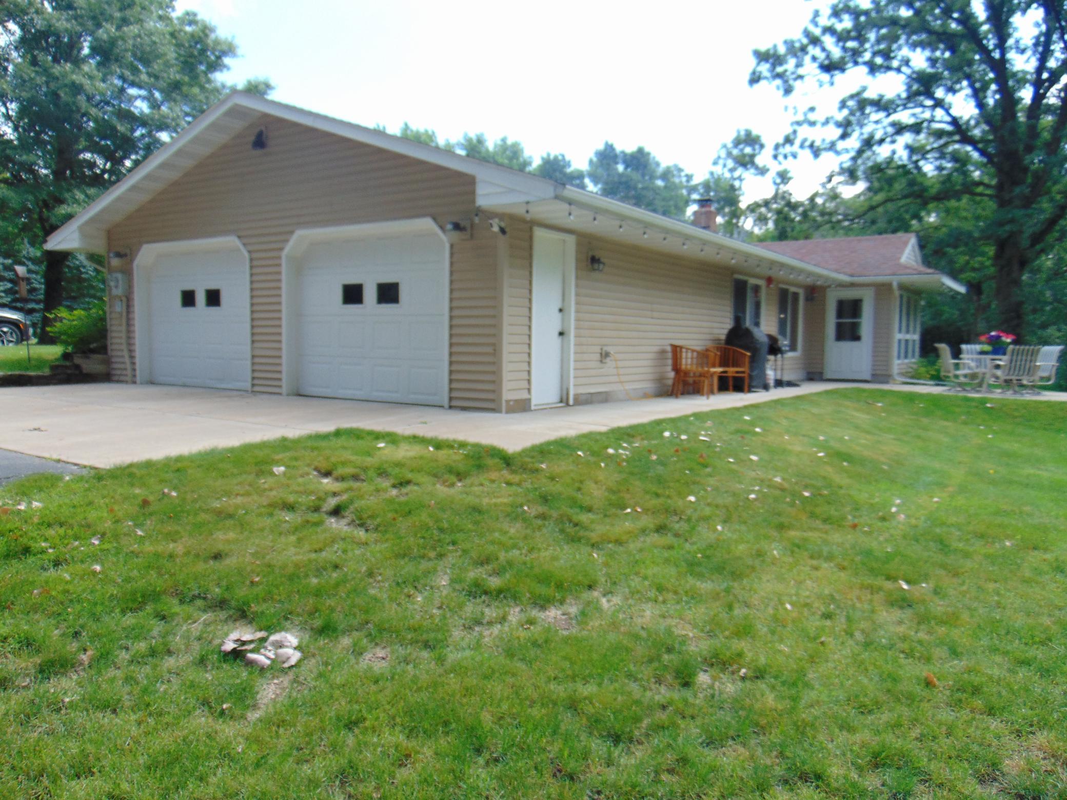 Attached garage