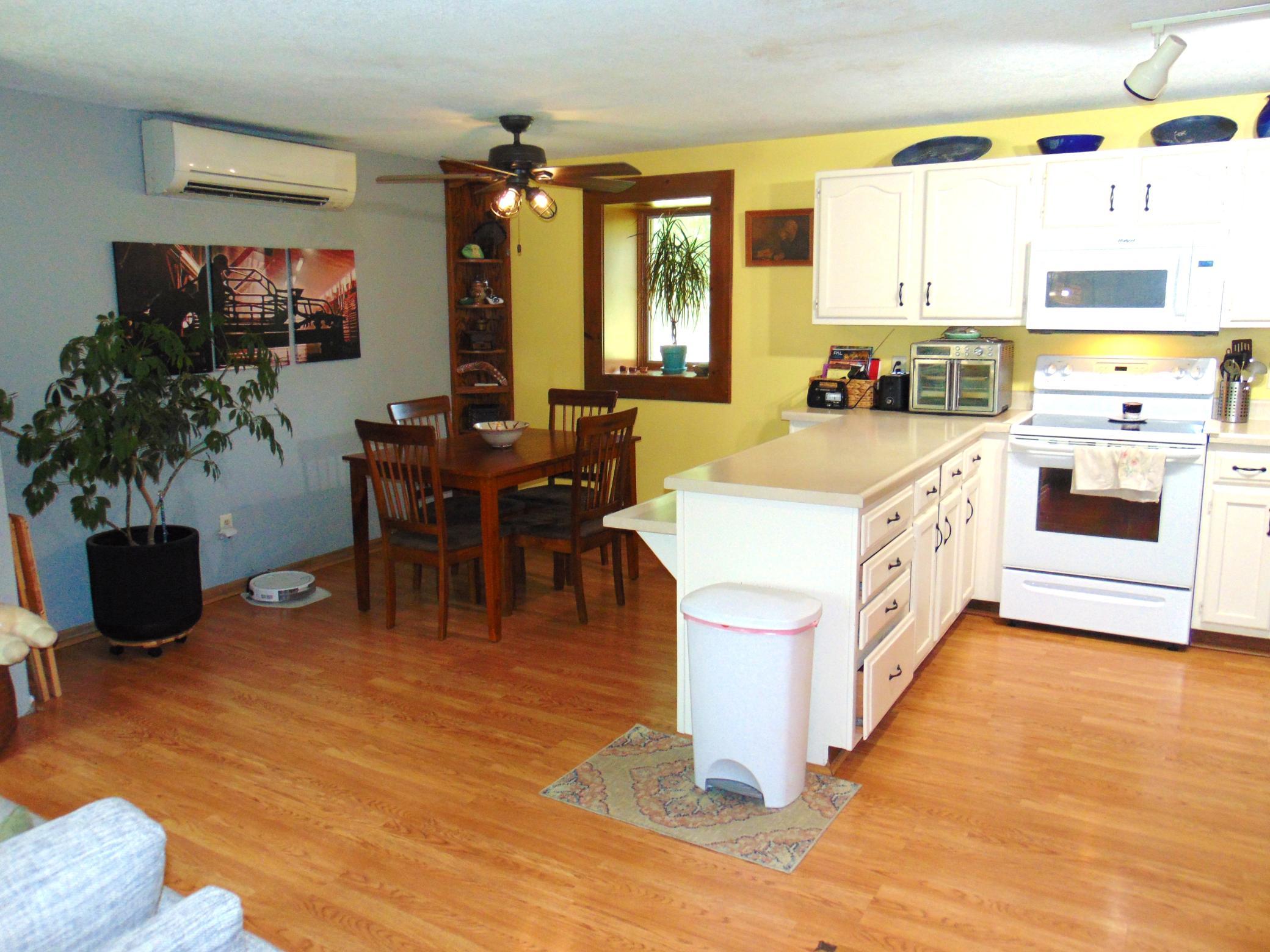 Informal dining area.