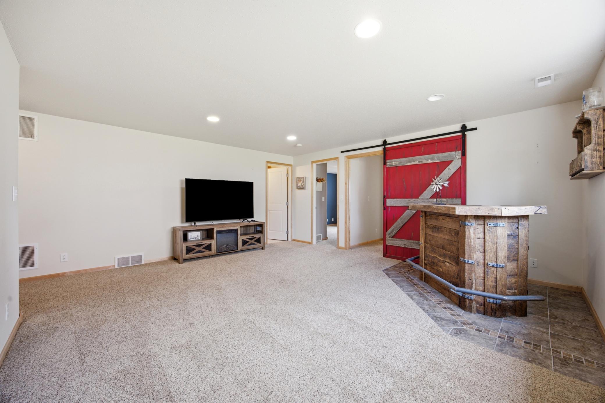 Lower family room