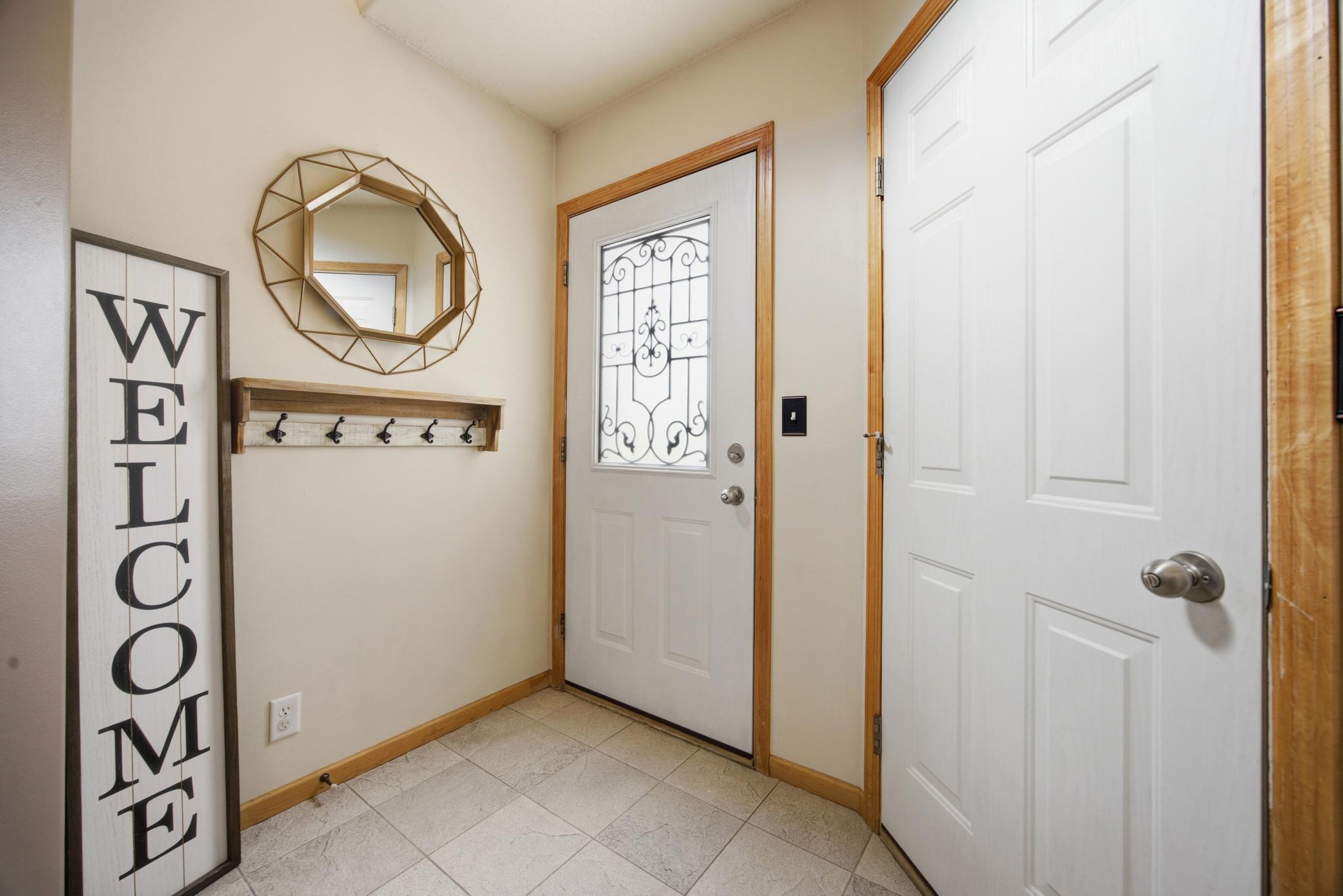 Foyer with closet