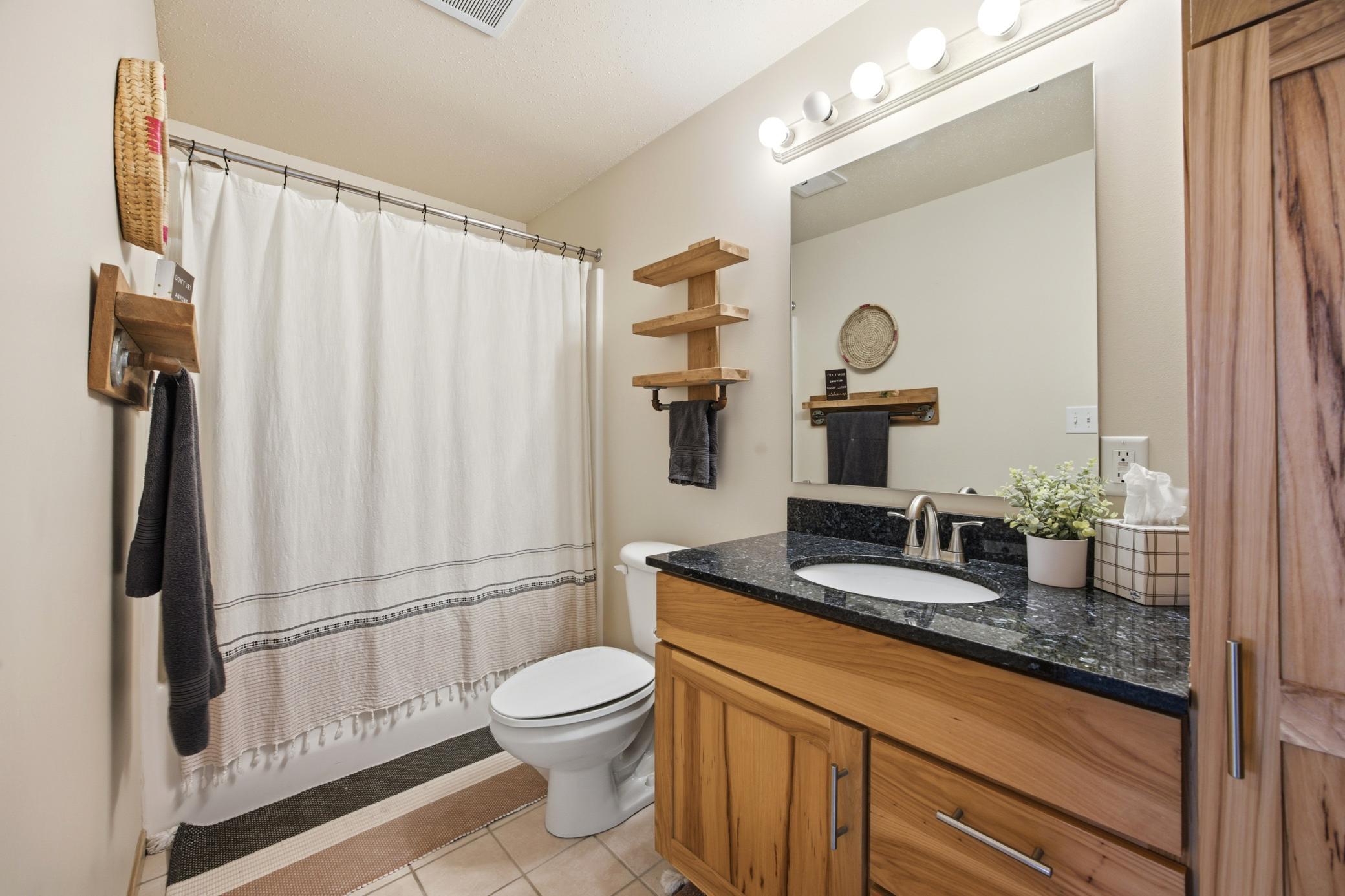 Lower full bathroom