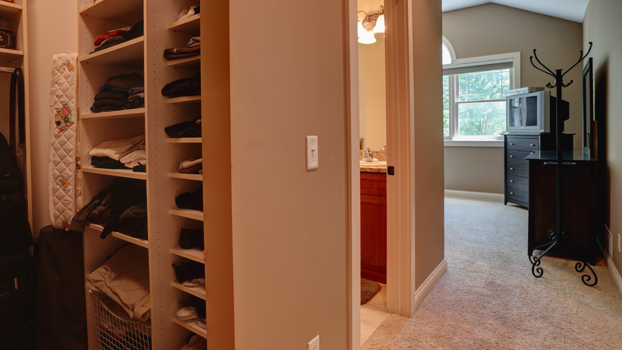 Beyond the wall closets, an additional 6x5 walk-in closet extension ensures a dedicated place for every piece of your wardrobe.
