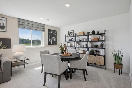 *Photo of model home, actual features may vary. The recreation room.