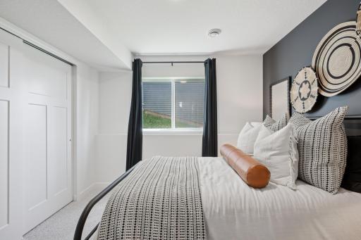 *Photo of model home, actual features may vary. Lower-level bed.