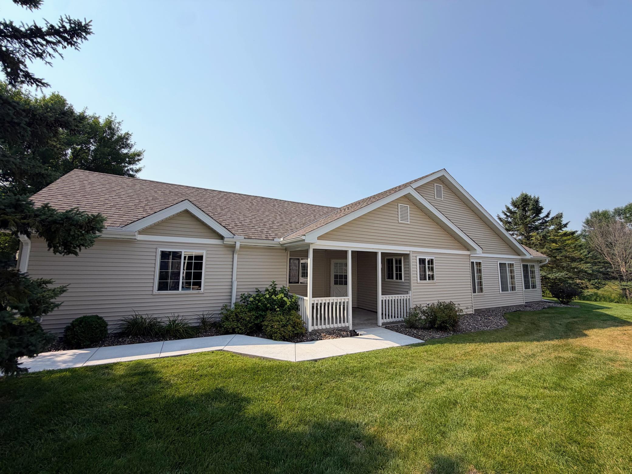 Great curb appeal welcomes you into the home