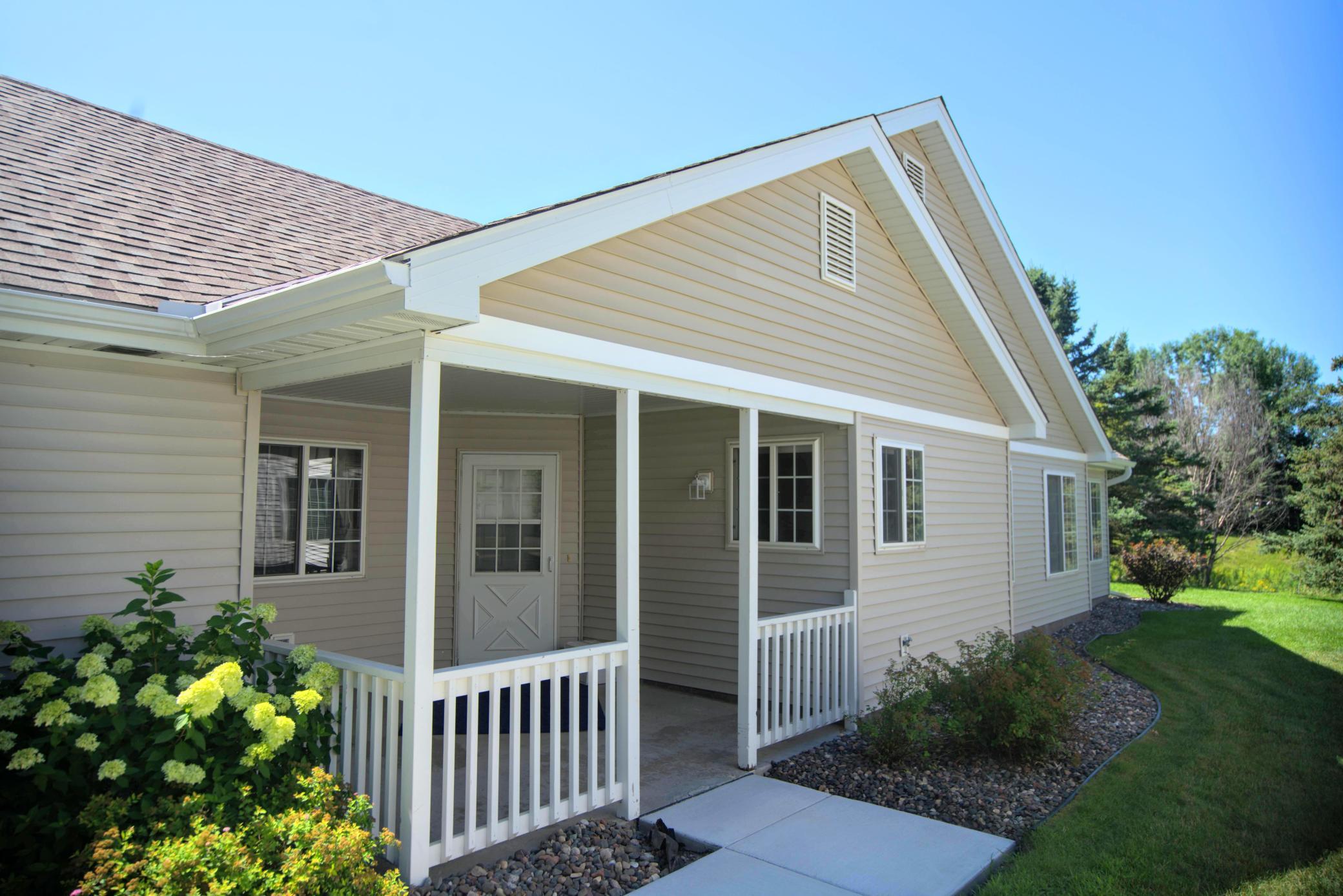 Inviting/covered front porch