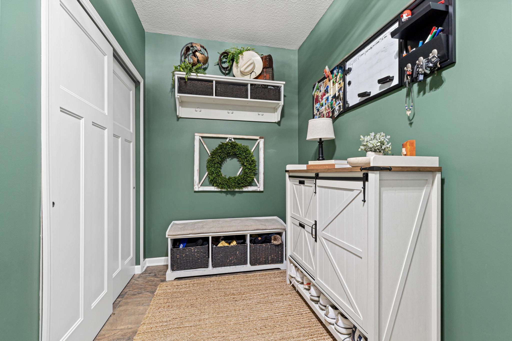 Mudroom with more storage!