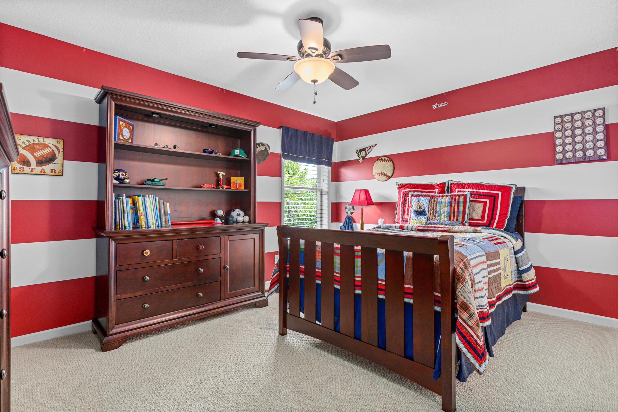 Upper level bedroom three.