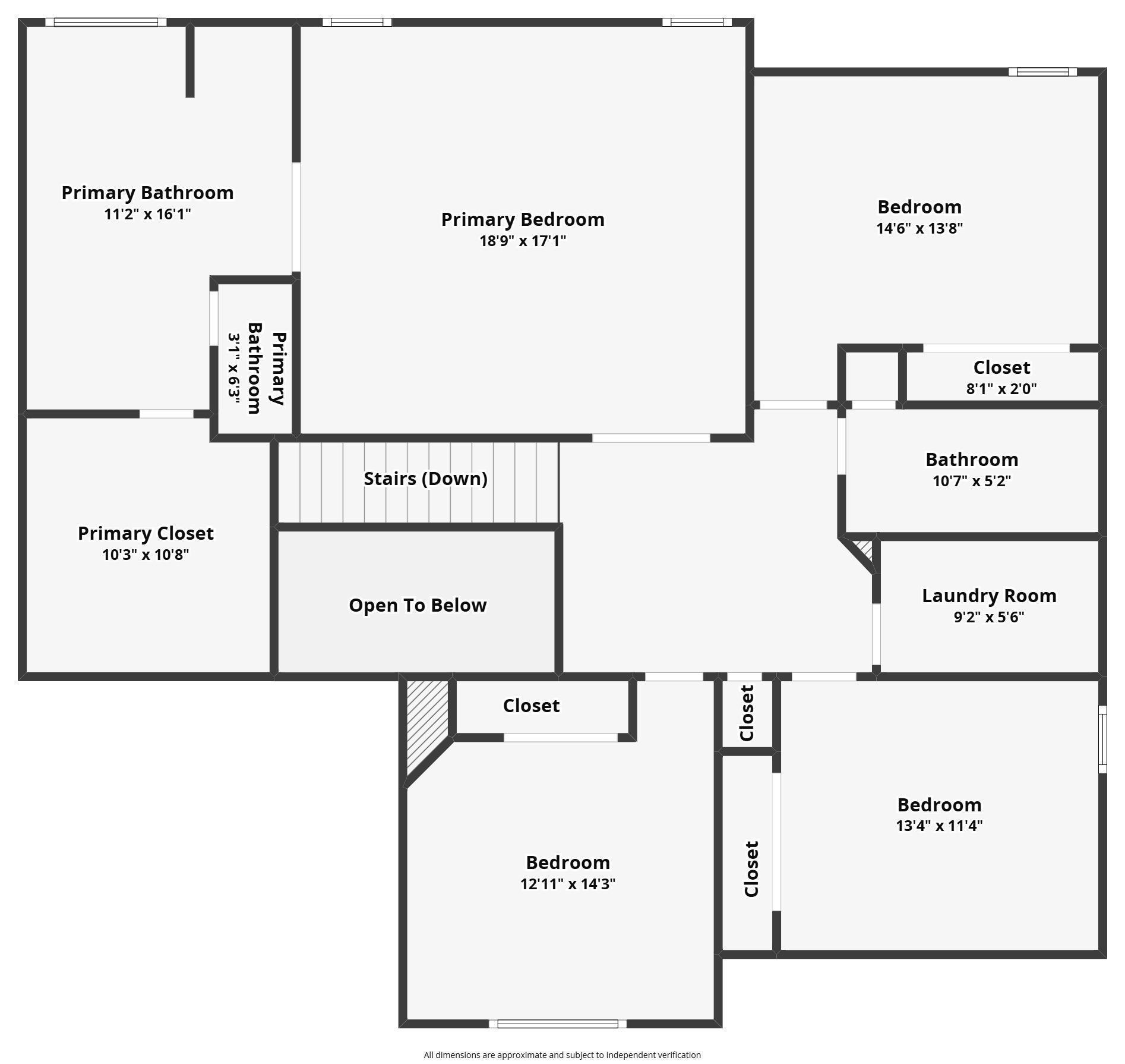 Upper Level Floor Plan
