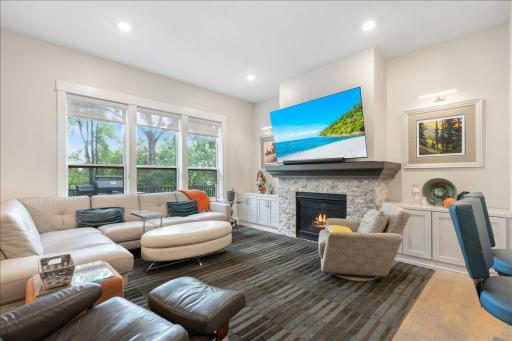 Oversized windows letting in a ton of natural light