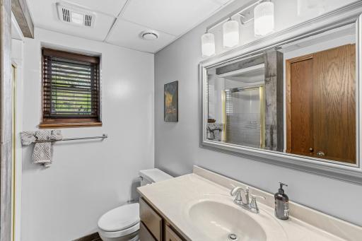 Lower level 3/4 bath.