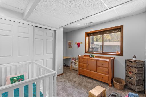 Lower level bedroom.