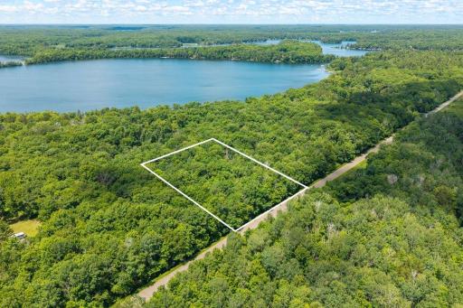 2.3 acres on Maghan Road looking towards Hanks Lake on the Crooked Lake Chain