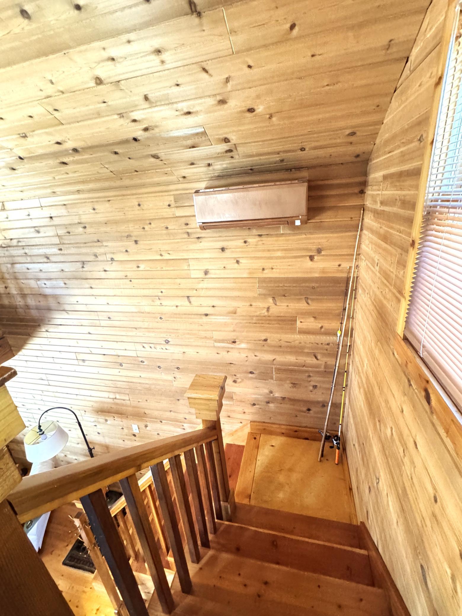 The mini split that provides A/C and heat.