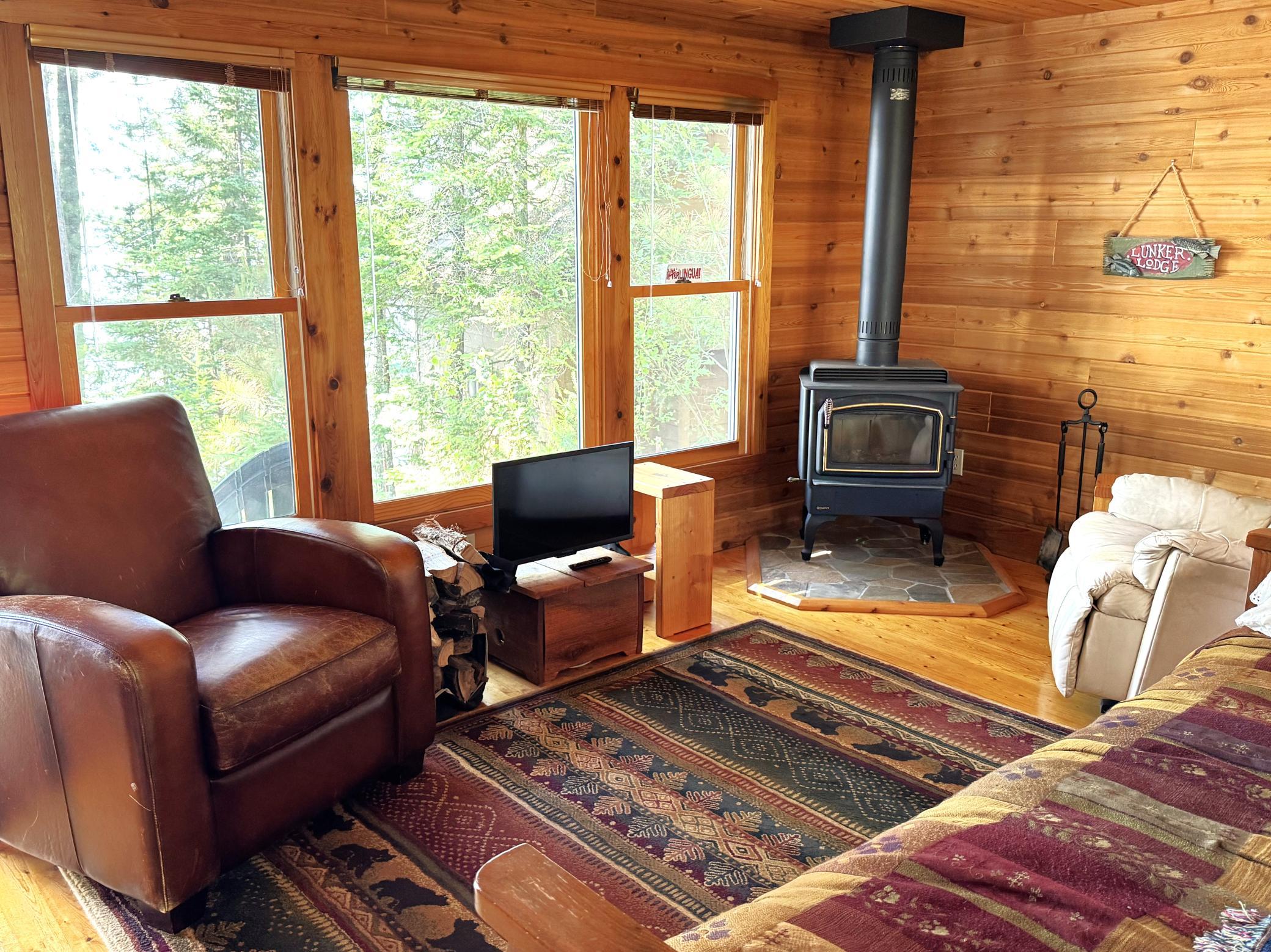 A wood stove is a great way to take the chill out of the air on those cold days and nights.