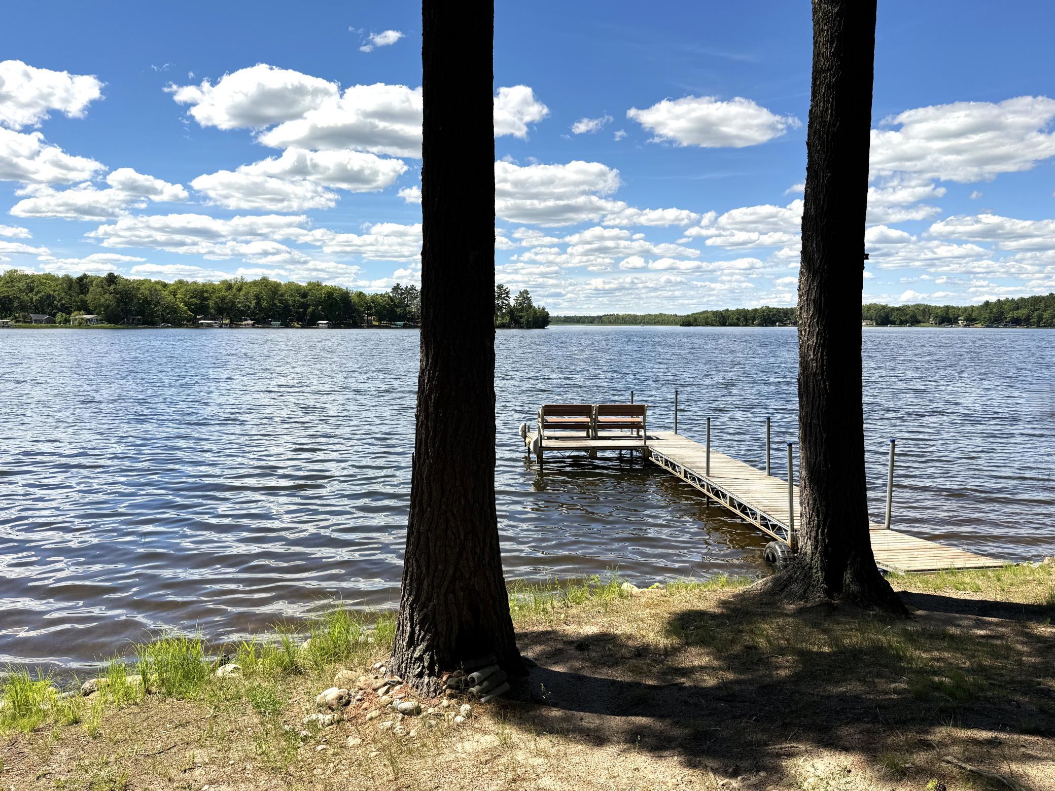 Imagine sitting on the dock and watching the wildlife or catching fish for dinner. The dock is not included in the sale but being sold separately.
