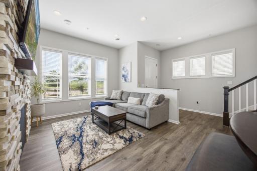 Newer construction Maple Grove home with bright, open living spaces and a clean, well-cared-for feel