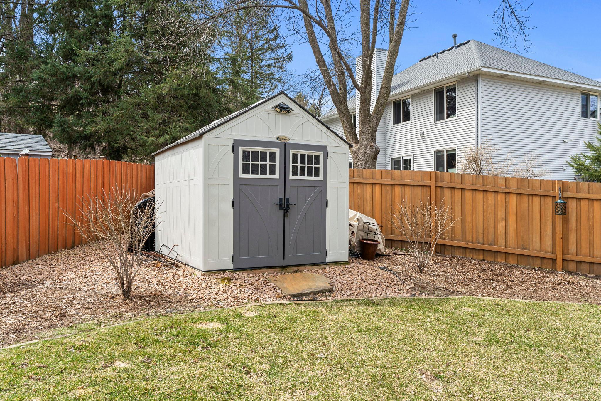 Shed stays!