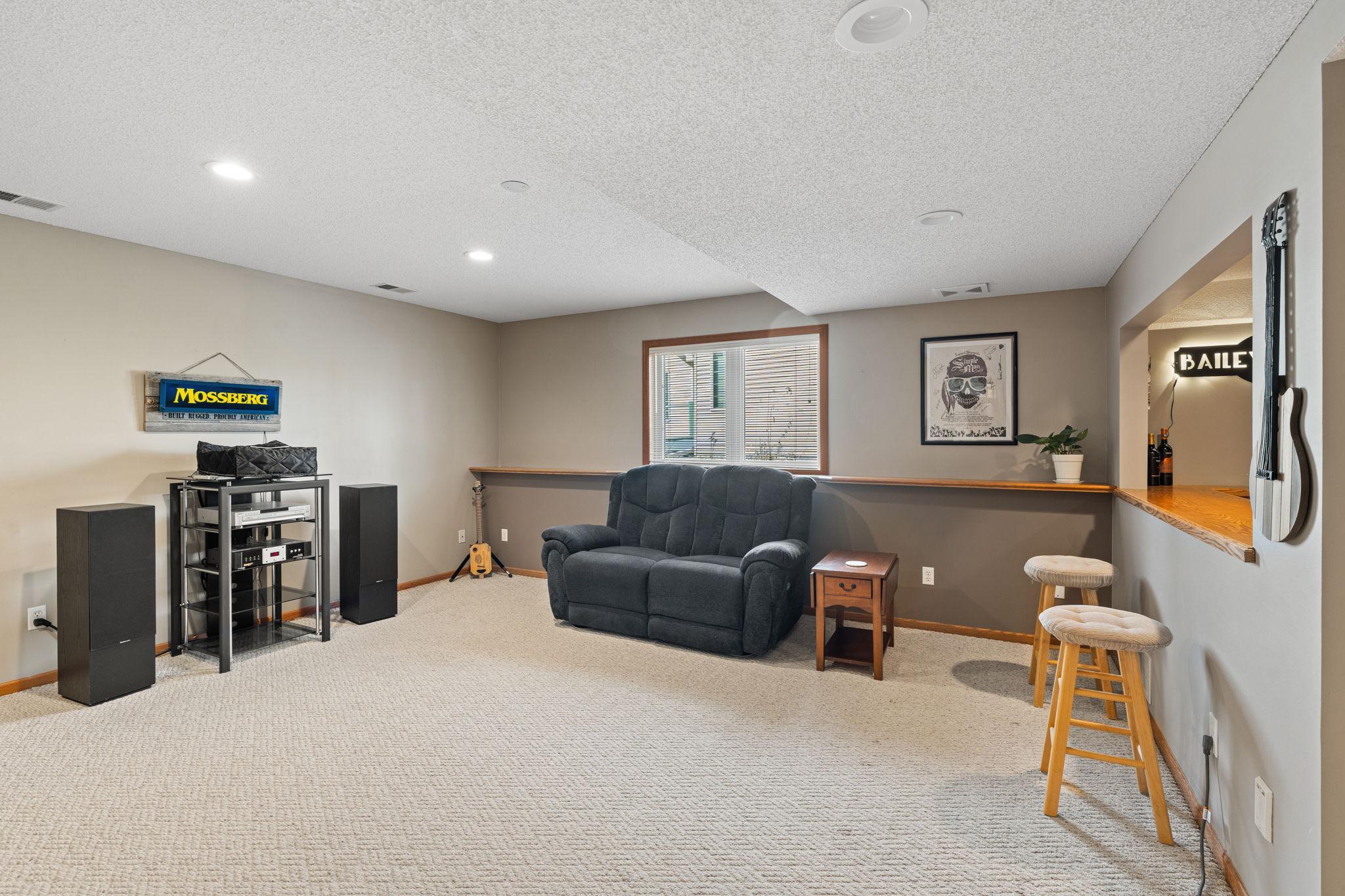 Lower level/third family room...