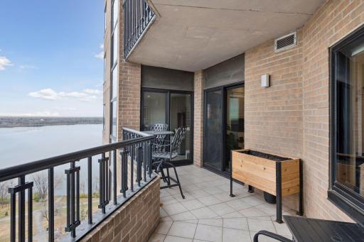 Balcony with View of Bde Maka Ska and Downtown