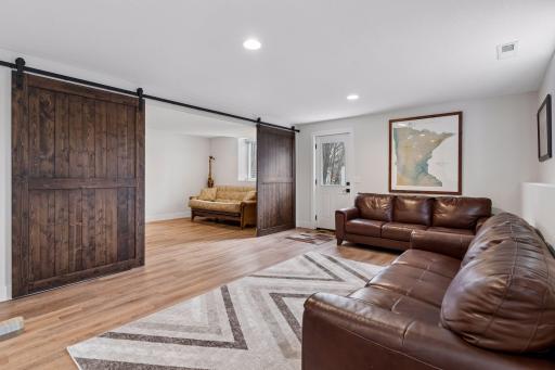 Lower level has a walk out with a great entertainment space.