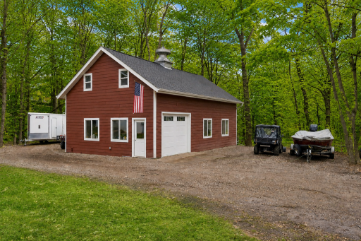 Rare huge outbuilding in a neighborhood setting. Heated with a second story too.