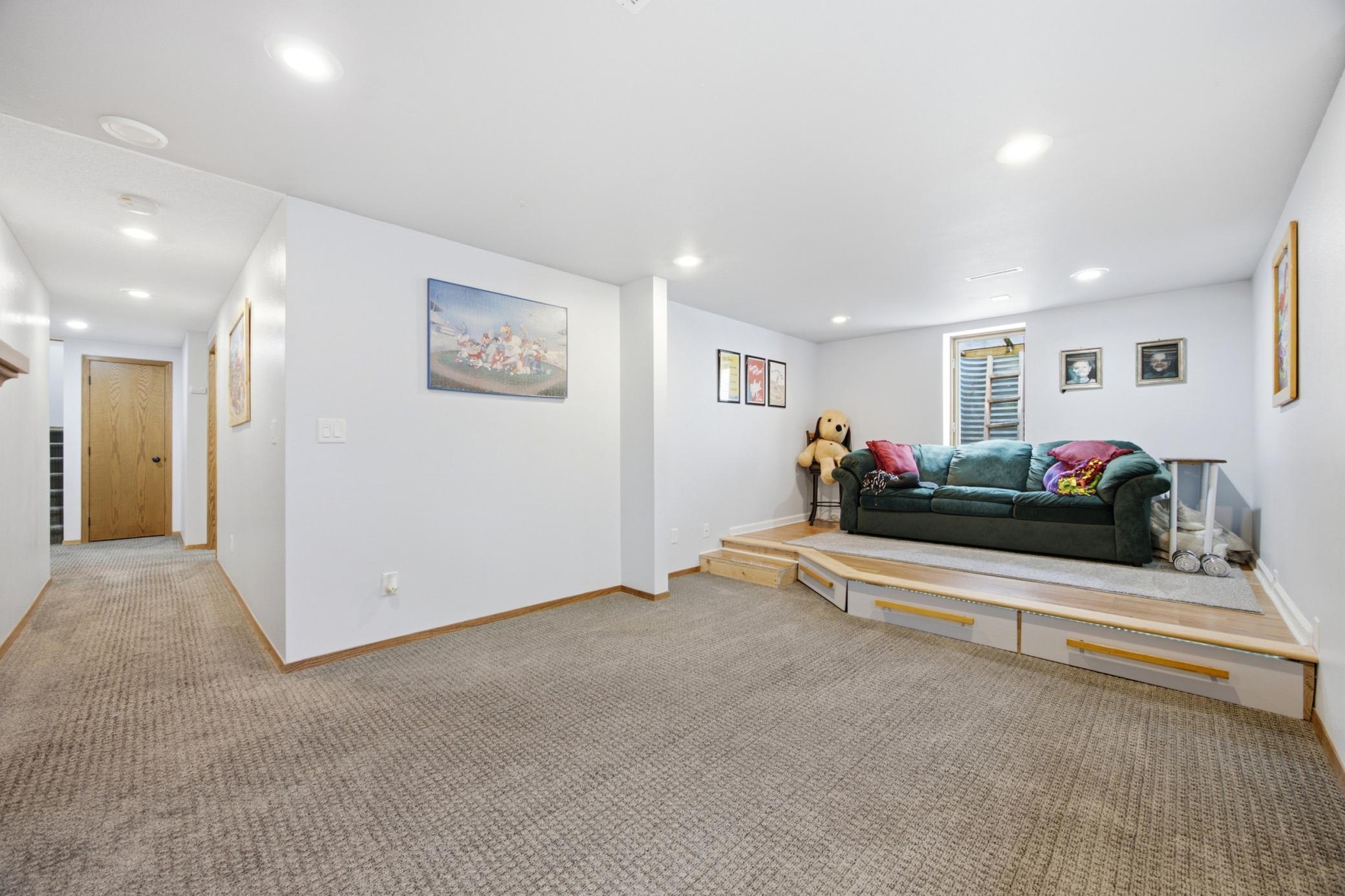 Family Room w/Theatre Platform (Lower Level)