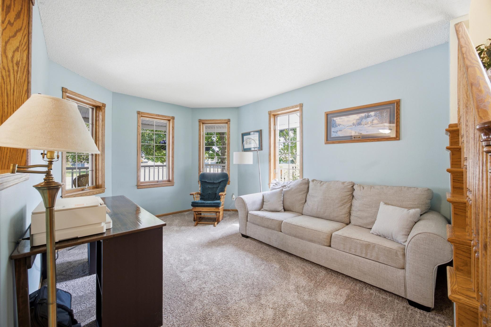 Sunken Den/Living off of Front Entry