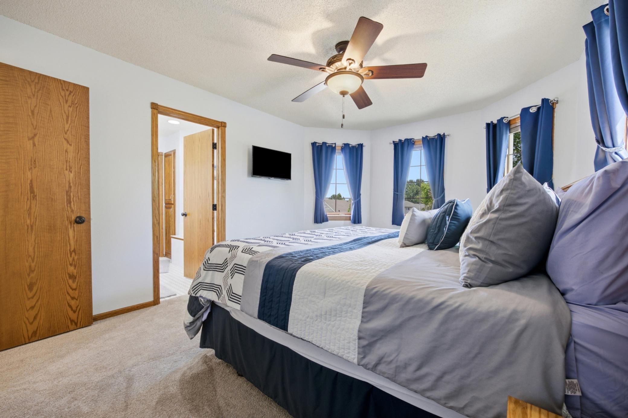 Master Suite view to Private Bath