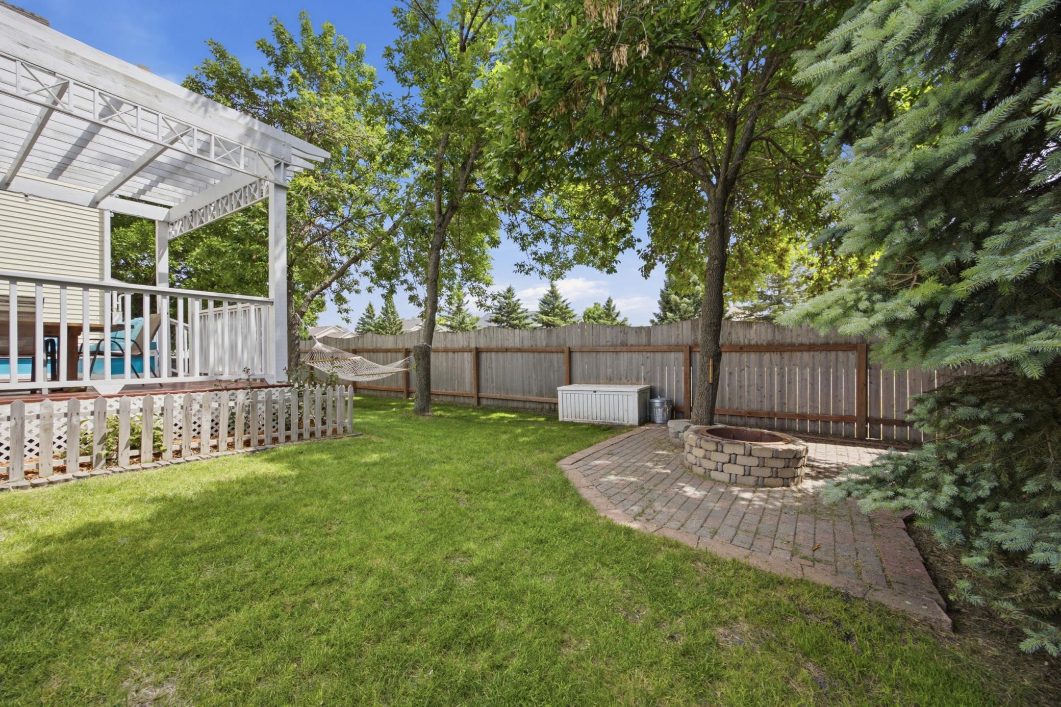 Paver Patio with Firepit