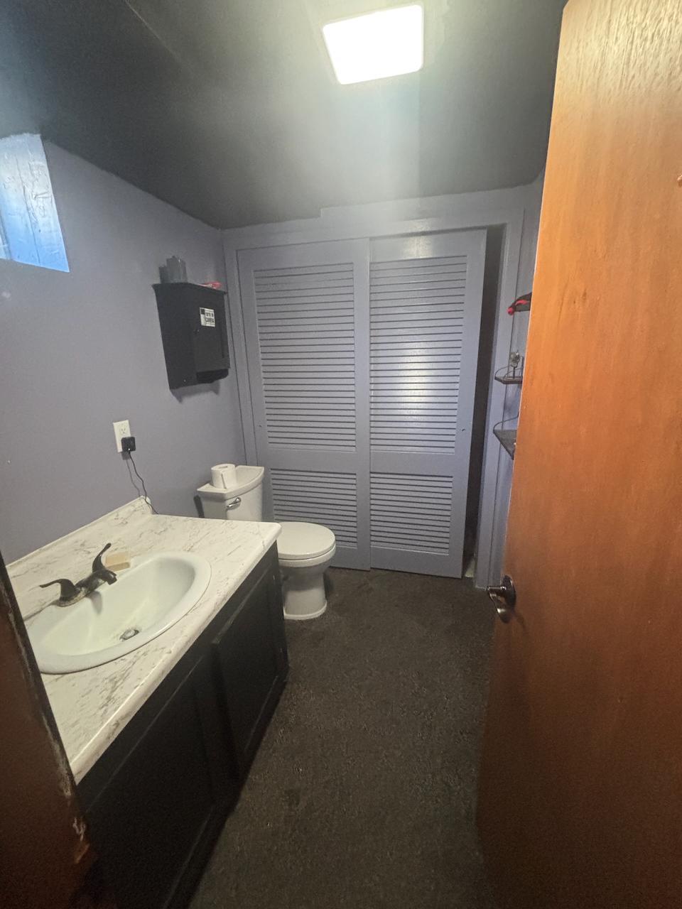 Basement Half bath