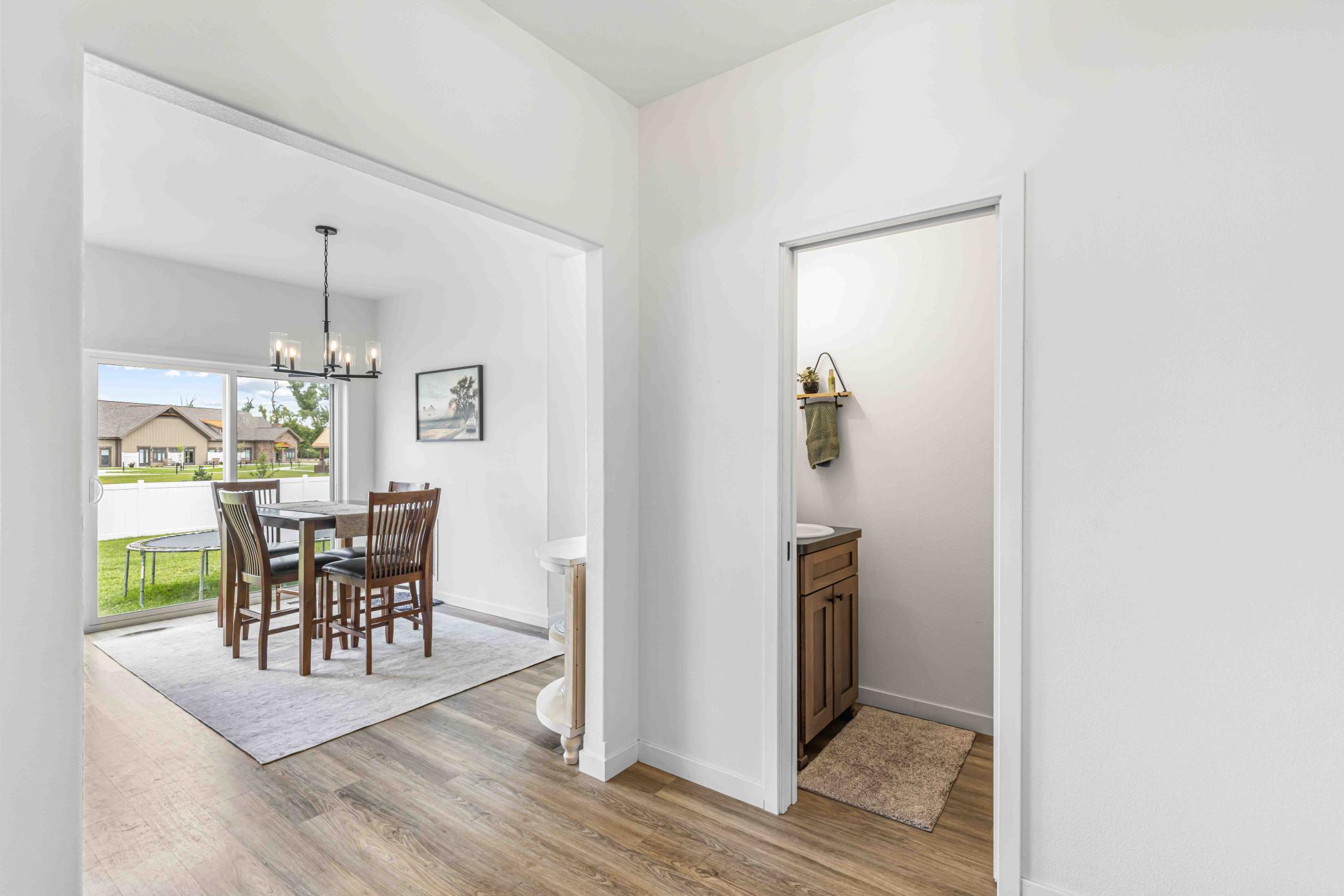 1/2 bath on Main