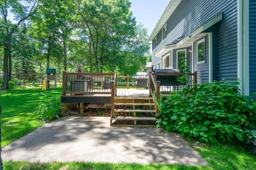 A seamless extension of the home, this deck creates the perfect indoor-outdoor living experience.
