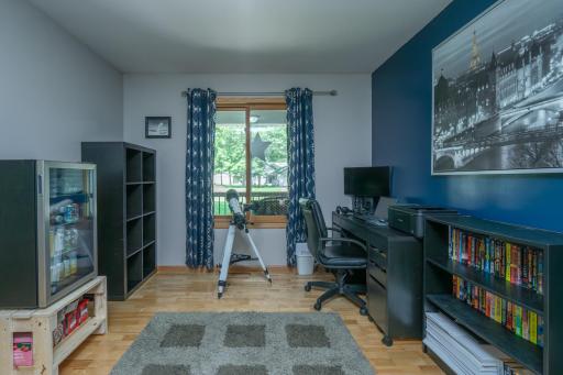Bright and functional, this office offers a quiet retreat for productivity.
