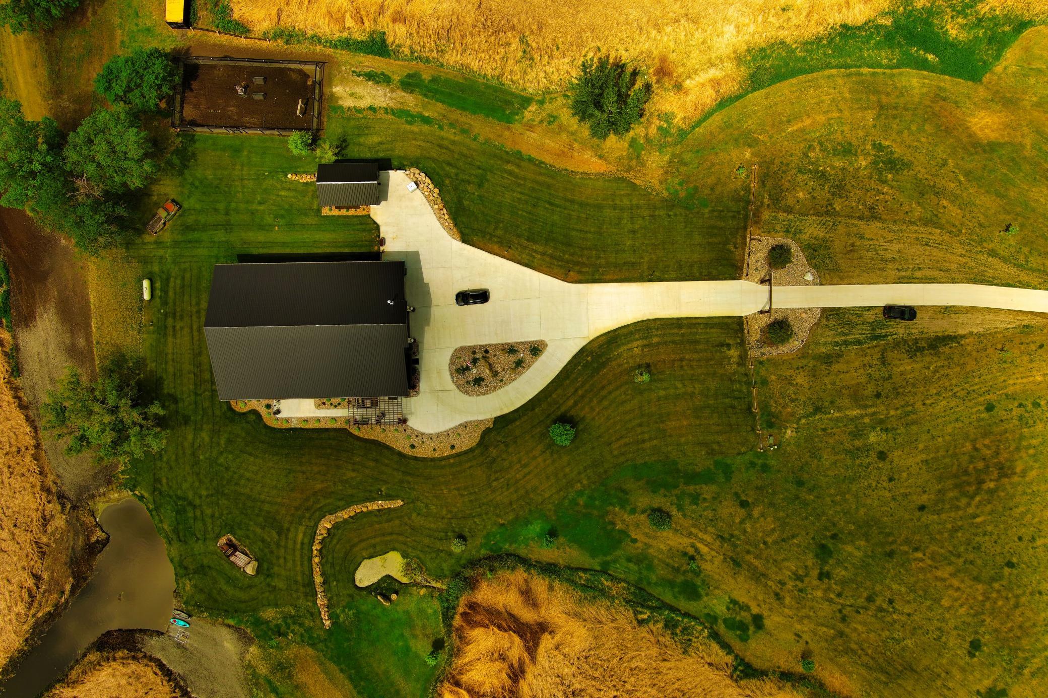 Drone view capturing this incredible view!