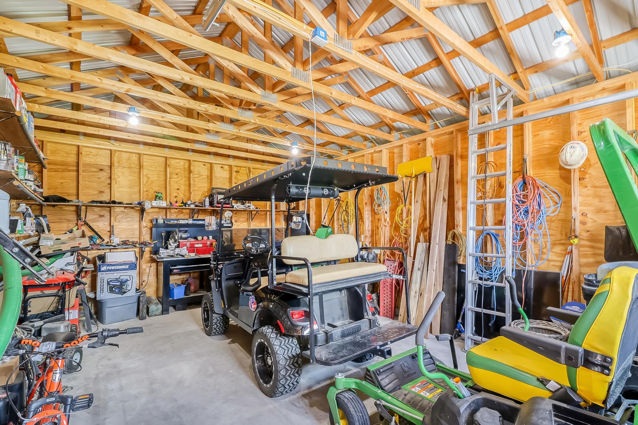 Detached Garage Interior