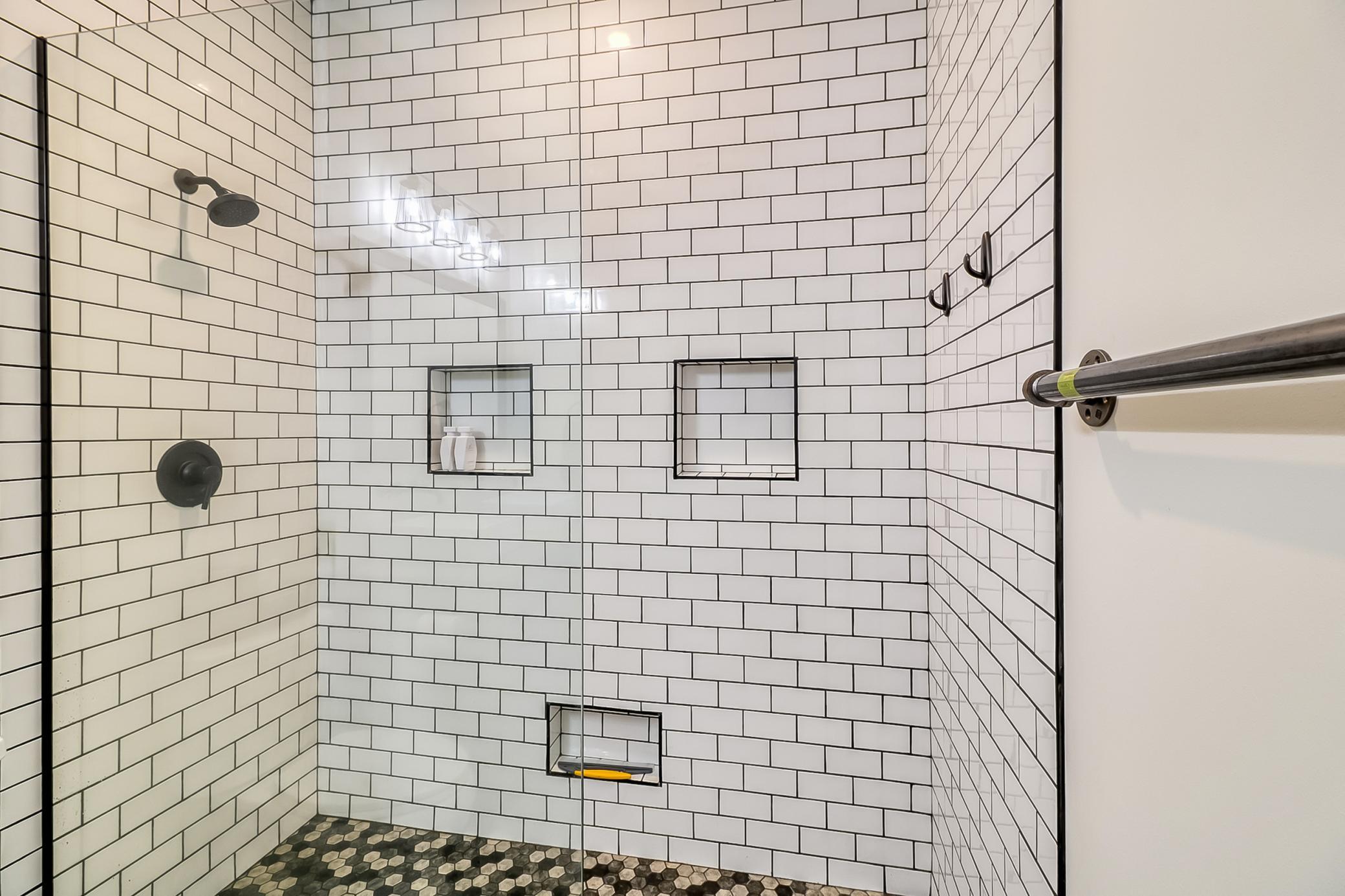 Master Bathroom - tile shower
