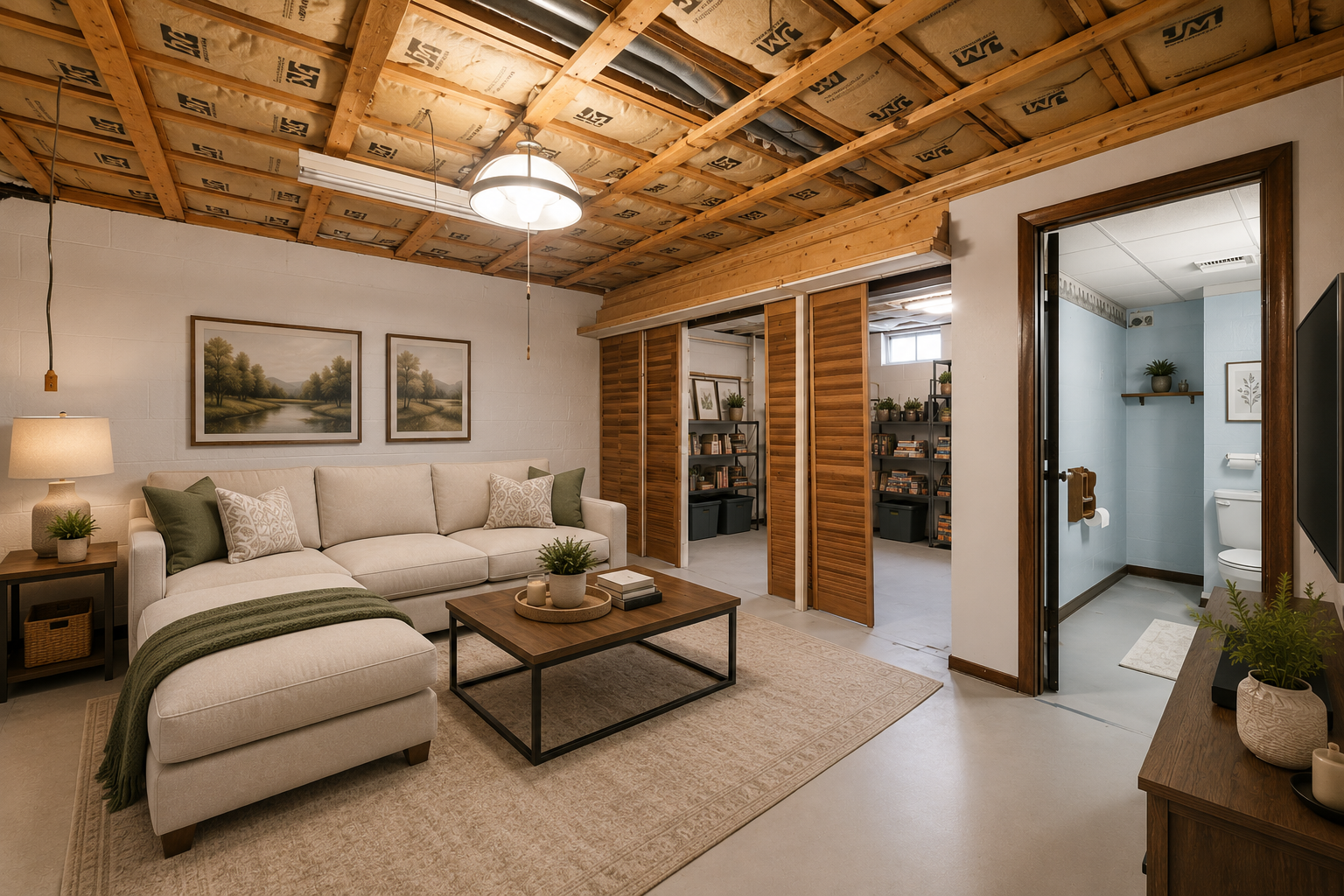 Spacious Lower level family room with endless possibilities for relaxing, entertaining, or creating your ideal gathering space. Virtually Staged