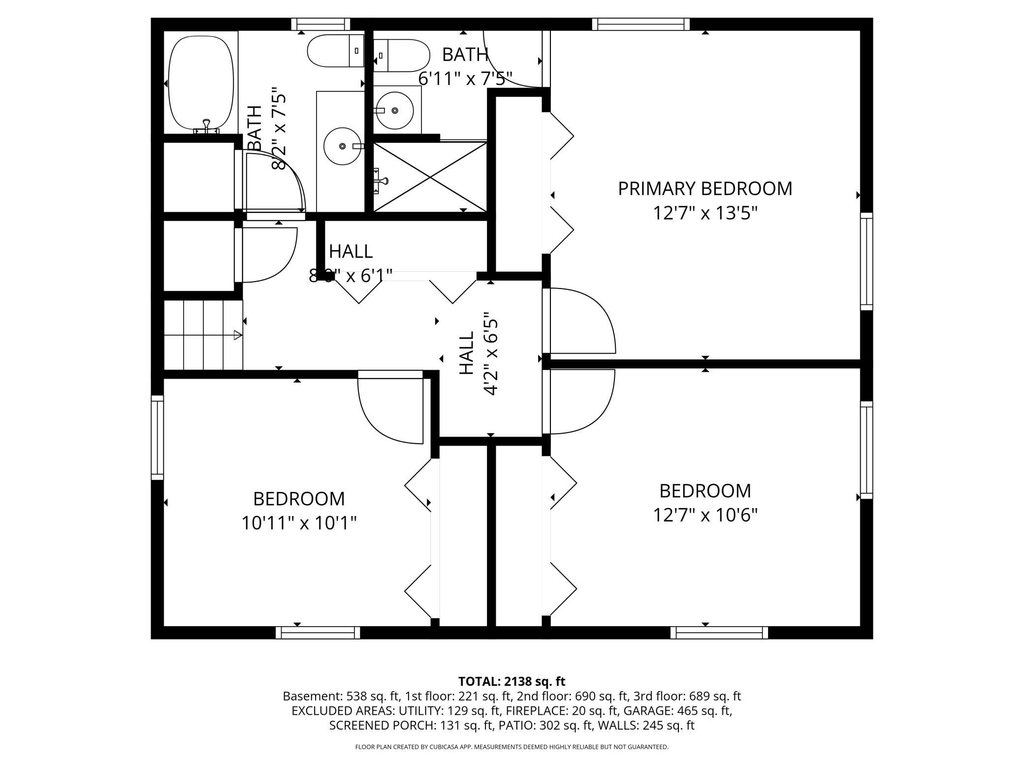 Upper Level Floorplan