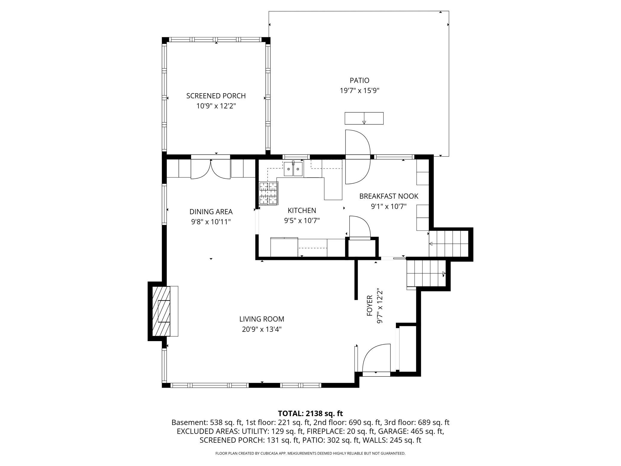 Main Level Floorplan