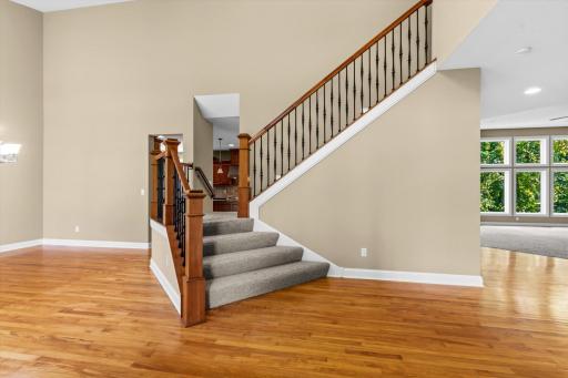 A must-see in person. This quality-built home has Anderson Windows, cherry flooring, and several cherry built-ins.
Photos don't do this beauty justice.